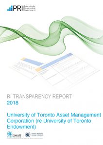 PRI Transparency Report Endowment