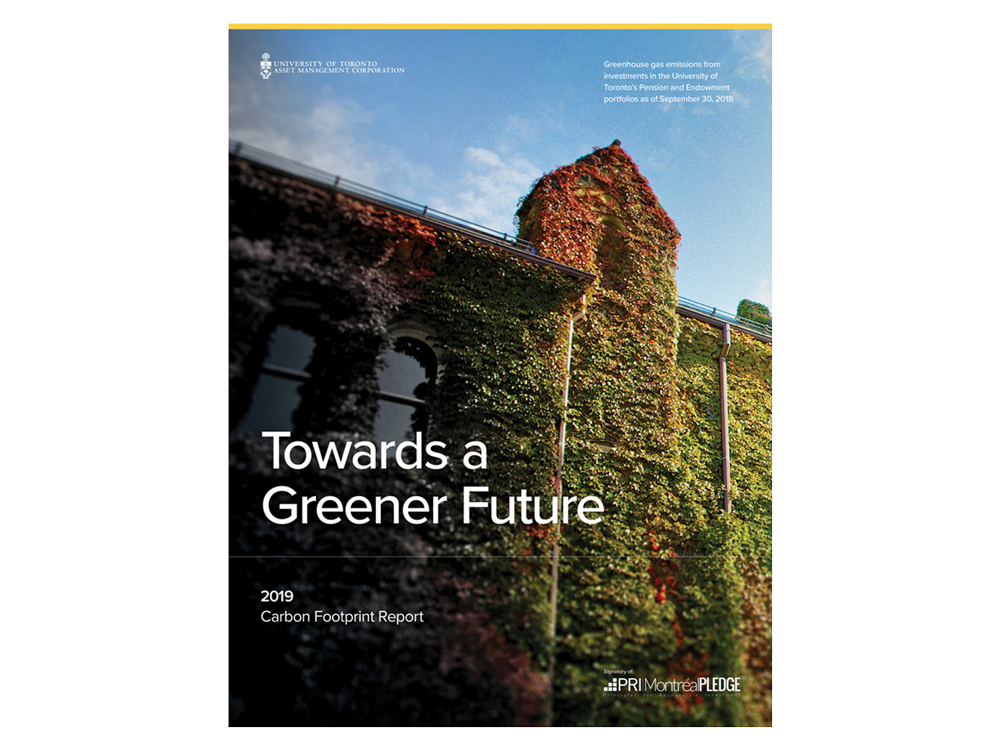 UTAM 2019 Carbon Footprint Report