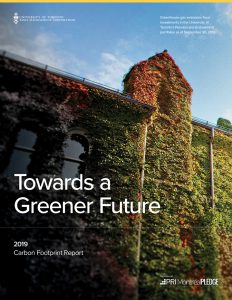 Cover of 2019 Carbon Footprint Report.