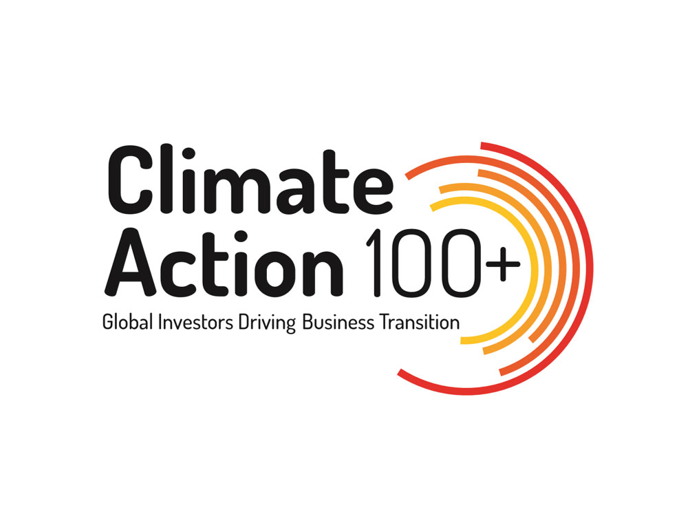 Climate Action 100+ logo.