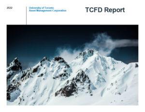 2022 UTAM TCFD Report cover