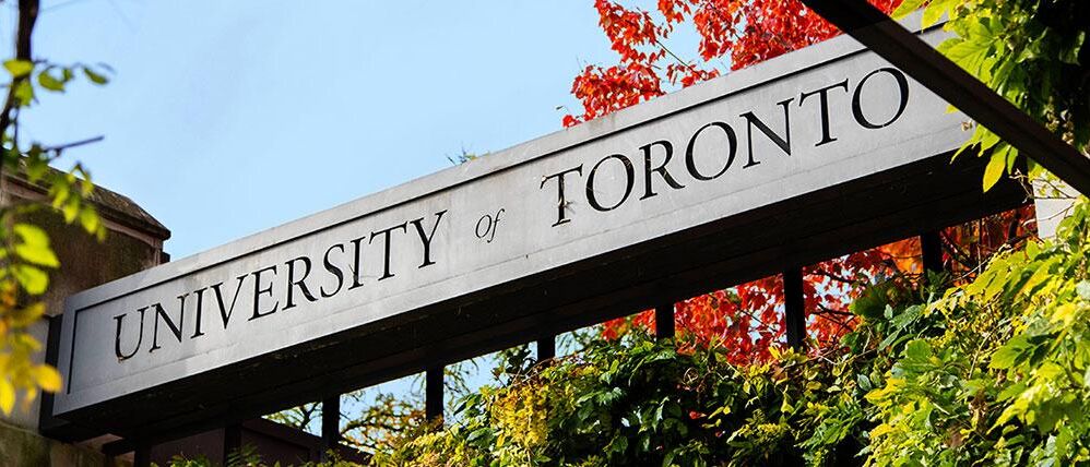 University of Toronto sign.