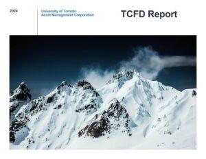 2024 UTAM TCFD Report cover